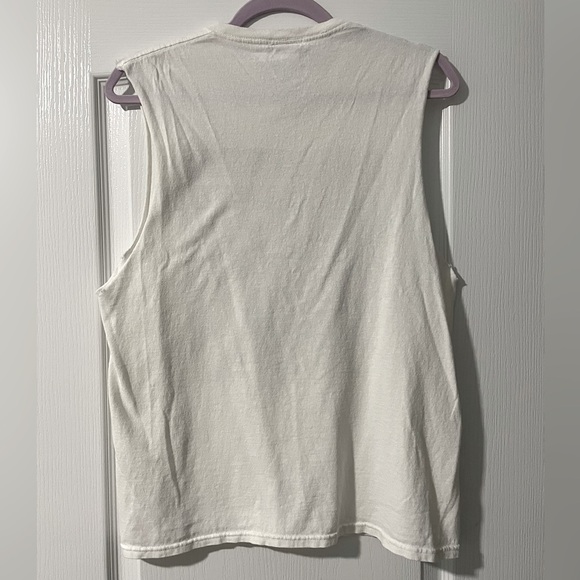 Junk Food Tees, Vintage Beatles, Small, White, Cutout Muscle Tee - Picture 2 of 3